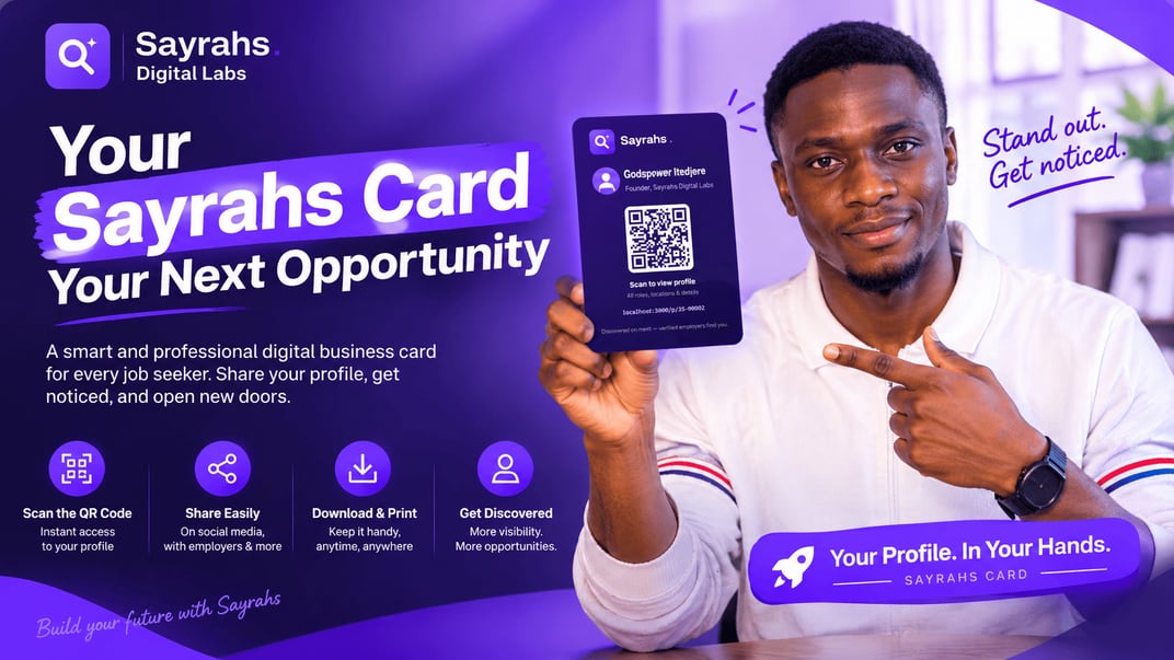 The Sayrahs Card