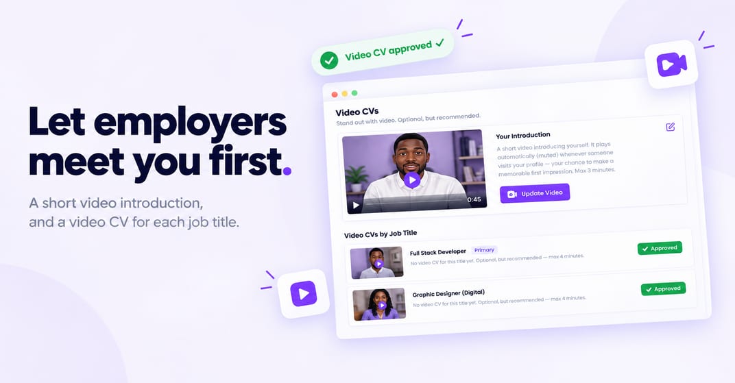 Adding a video CV on Sayrahs
